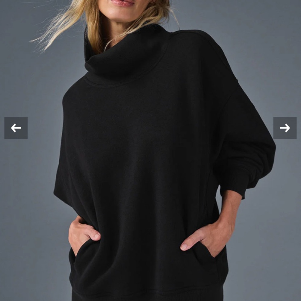 ALO Yoga Hazy Mock Neck Pullover